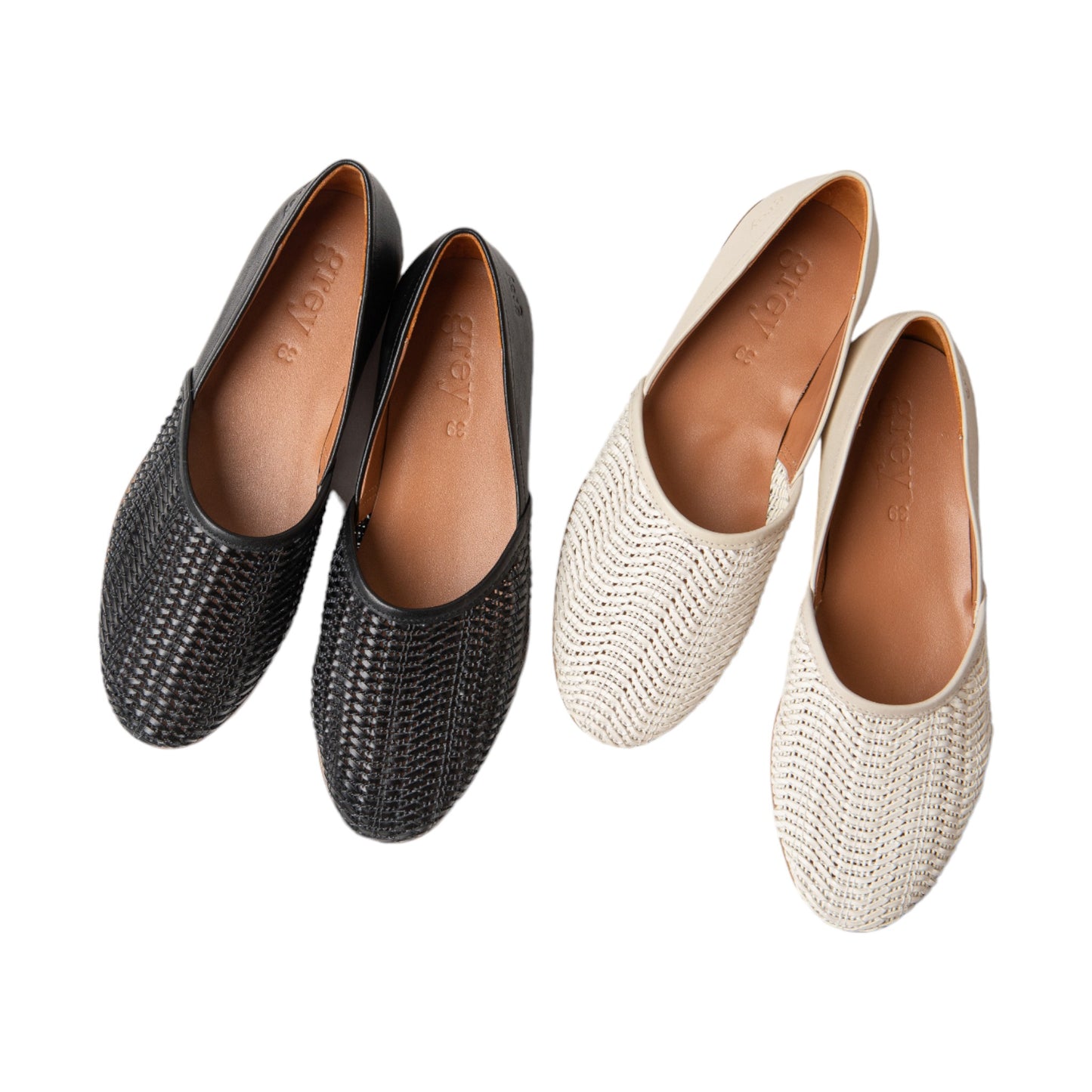 Yanagi Weave (Casual Flats) in Black Rice