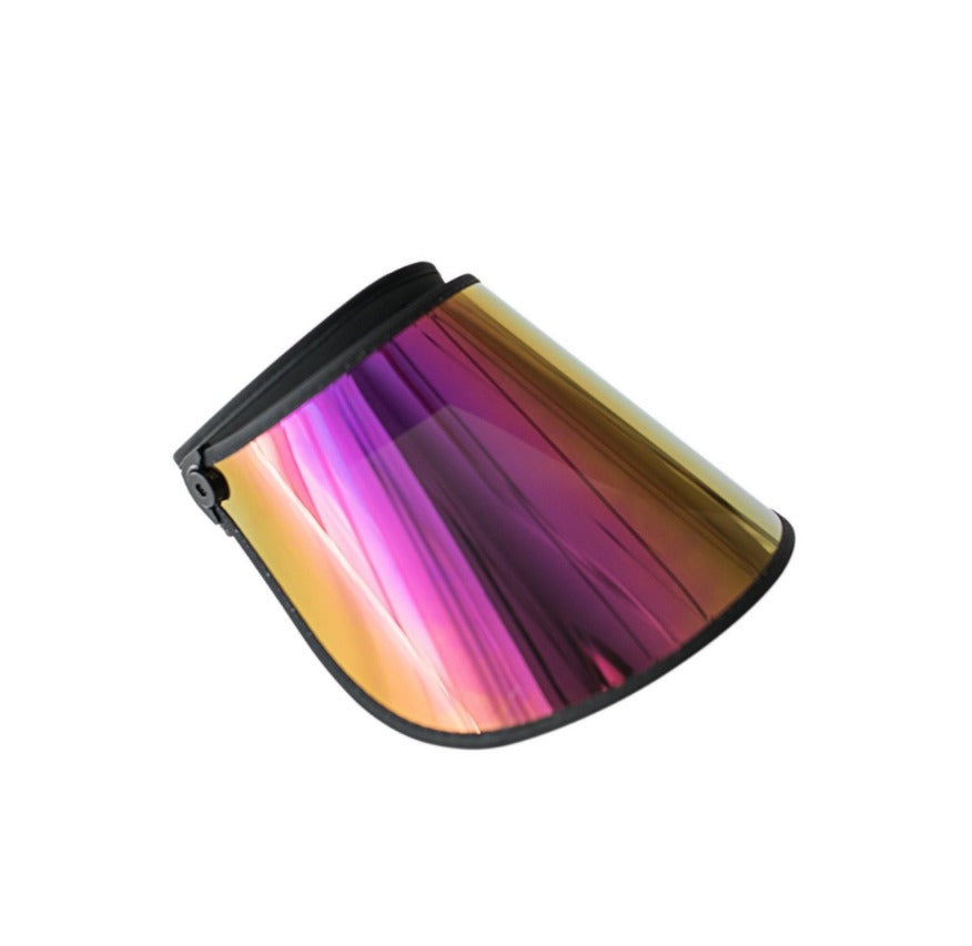 Grey+ Sun Visor (Full Metallic Pink)