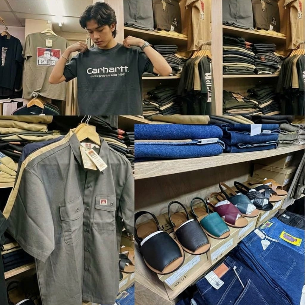 Carhartt  Street Wear  Grey by Ortenhill Leather sandlas