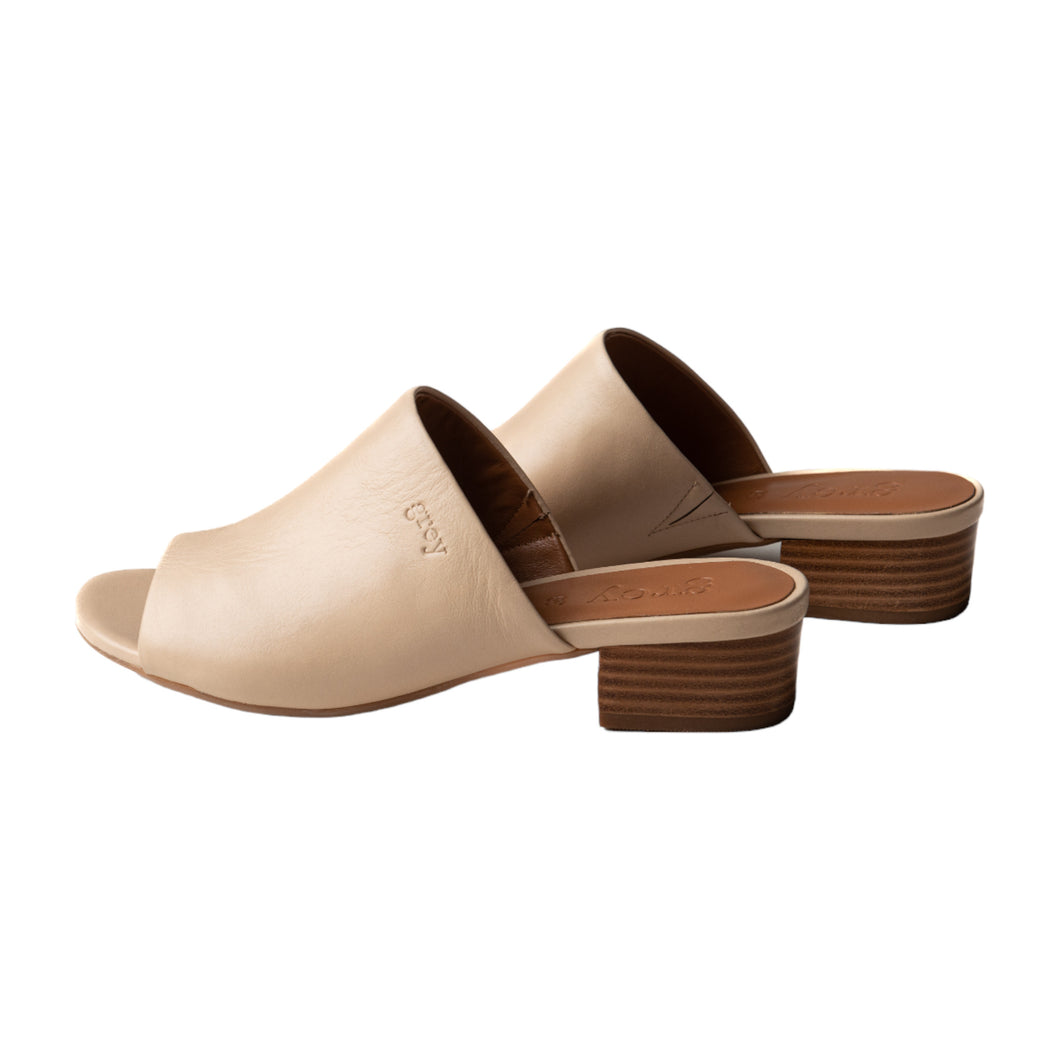 Low Heeled Mule Sandals (Linen) - New Collection!