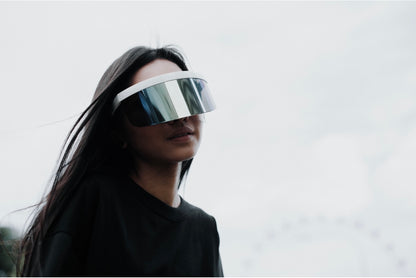Grey+ Sun Visor Shades (Orion Nebula) White - Grey by Ortenhill
