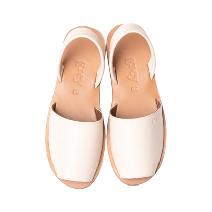 Classic Leather Sandals - Whitney / Wyanne (Ivory White)