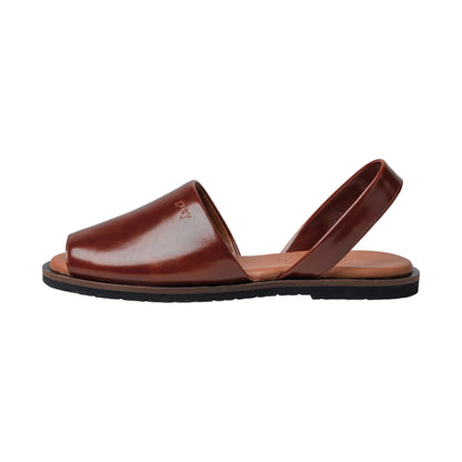 Madison Flats in Patent Brown - Grey by Ortenhill
