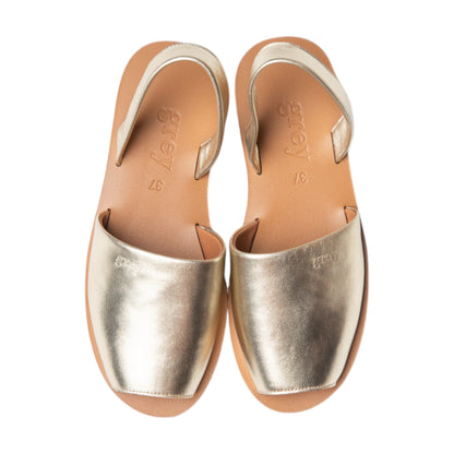 Goldie / Gian (Gold) - Lambskin - Grey by Ortenhill