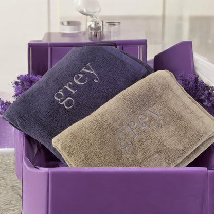 Premium Bath Towel Set - Soft & Absorbent  Special Towel  Lightweight, Cotton - Grey by Ortenhill