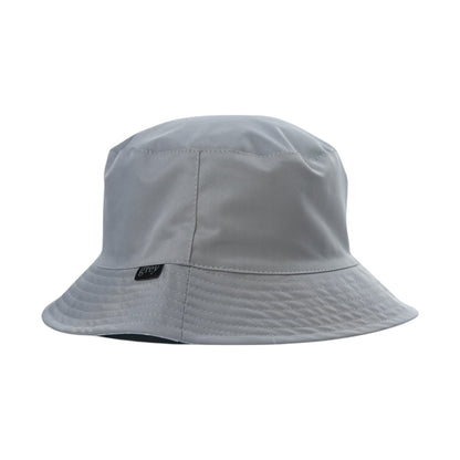 Grey By Ortenhill Avery Reversible Bucket Hat (Grey with Logo on Light Blue)