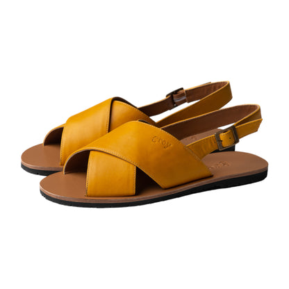 Cross Sandals in Talia / Talven (Tuscany) - Grey by Ortenhill