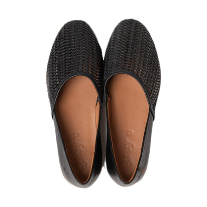 Yanagi Weave (Casual Flats) in Black Rice