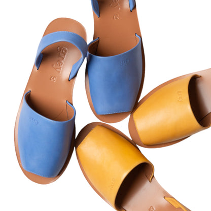 Buena (Beach Blue) Wedge - Grey by Ortenhill