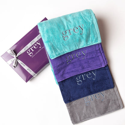 Premium Bath Towel Set - Soft & Absorbent  Special Towel  Lightweight, Cotton - Grey by Ortenhill