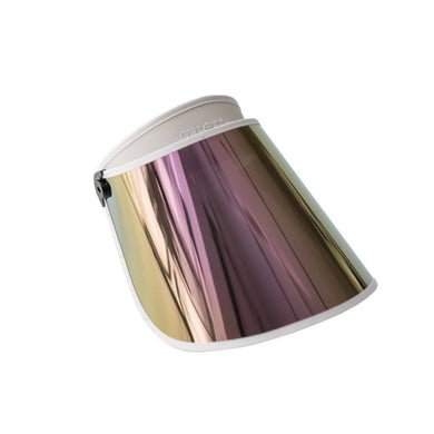 Grey+ Sun Visor White (Light Metallic Pink)