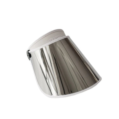 Grey+ Sun Visor White (Full Silver)