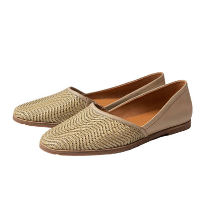 Yanagi Weave (Casual Flats) in Mellow - Grey by Ortenhill