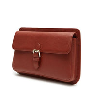 Moyet Flap Clutch (Brown) - greyortenhill