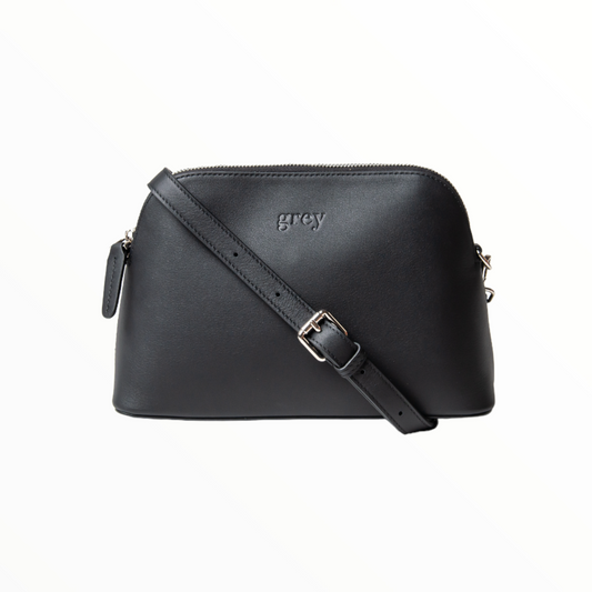 Mayden Leather Crossbody Classic - Black
