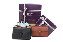 Moyet Flap Clutch (Brown) - greyortenhill