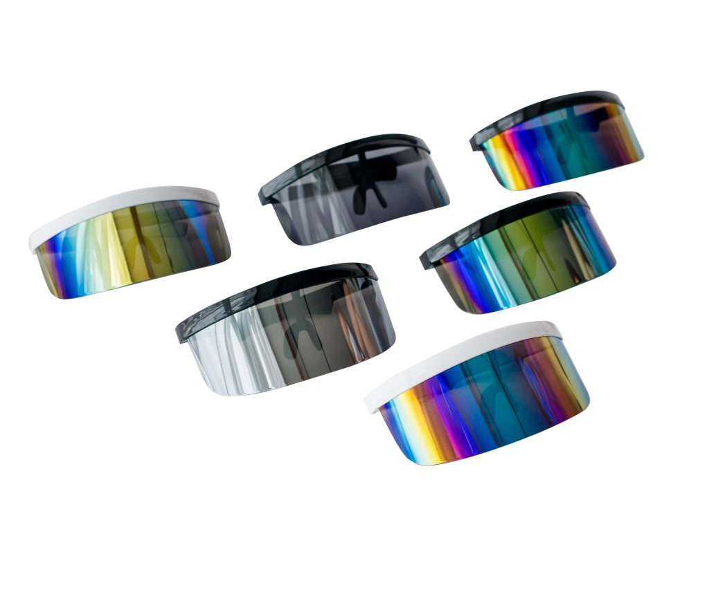 Grey+ Sun Visor Shades (Orion Silver) Black