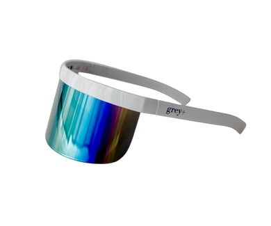 Grey+ Visor Shades (Orion Nebula) White