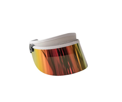 Grey+ Sun Visor White (Red Gold)