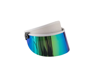 Grey+ Visor White (Half Ultra Green)